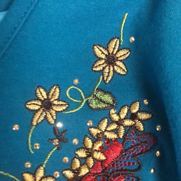 - Quacker Factory Butterfly Top in Size 2x - Picture 16 of 16